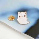 1pc Animal Enamel cartoon Cat Ghost pins brooches badge pin Jewelry Accessor MO
