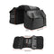 Motorcycle Touring Saddle Bag Black Canvas Waterproof Panniers Motorbike Lugg 3C
