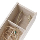 Red Wine Bottle Wooden Packing Box For Hampagne Flute Special Wooden Gift W