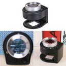 30X Linen Tester Loupe with LED and UV Light, Full Metal Map Magnifying gds KLI