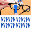 24Pcs Eyeglass Microfiber Spectacles Cleaner Soft Brush Cleaning Tool Blue