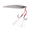 2Pcs Life-like Fishing Lure Lead Fish Reflective Metal Hard Baits Casting Lure