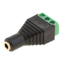 3.5mm 1/8" Stereo Audio Female To AV 3-Screw