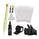 Hand Poke and Stick Tattoo Complete Kit & 15Pcs Needles Bandage Grommets DIY