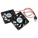 PC Laptop Desktop Computer Router Fan USB Heatsink Radiator System Rapid Cooling