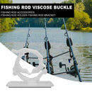Fishing Rod Buckle Self-adhesive White Clip Lock Wall Mounted Paste Bracket