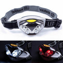 3 Modes Bright 6 LED Head Lamp Light Torch Headlamp Headlight Flashlight SP