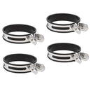 4x Motorcycle Exhaust Pipe Muffler Holder Clamp For 100mm Diameter