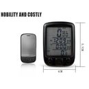 Durable Wired Bicycle Speedometer Computer with LCD Display for Riding Training