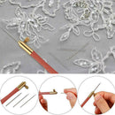 70/90/100 Embroidery Tambour Hook Needle with 3 Needles Beading Crochet Set Tool