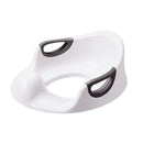 Baby Potty Toilet Training Seat Portable Toilet Ring with Armrest (White) A