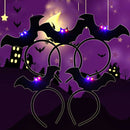 Halloween LED Bat Light up Headband Hair Band Headwear Bar Party Props Efficient