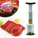 Professional Meat Tenderizer BBQ Stainless Steel Needle Injector Marinade O9X7