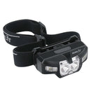 Rechargeable LED Headlamp w/ 2200 mAh Battery - Lightweight, IPX4 Waterproof