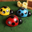 Mini Metal Ladybug Fence Hanger Wall Hanging Outdoor Garden Decor 10cm