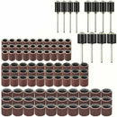 Drum Sander Set Including 90Pcs Sanding Band Sleeves,12Pcs Drum Mandrels fo