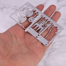 22 in 1 Multi Tool Card survival Camping Hiking Emergency Survival Card Kit OZ