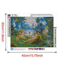 5D DIY Full Drill Diamond Painting Tiger Embroidery Mosaic Craft Kit (W629)