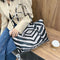 Women Shoulder Bag Large Capacity Animal Print PU Shopping Handbags (Zebra)