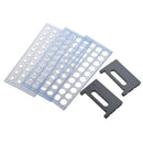 Lab Clear Blue Plastic 40 Socket 19 mm Diameter Tube Holder
