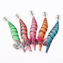 5Pcs Fishing Lures Squid Jig Hooks Wood Shrimp Artificial Lures Glow Bait
