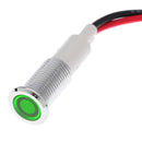 12V 10mm Green LED Indicator Lamp Light Dash Panel for Car Truck Motorcycle