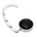 Folding Purse Handbag Holders Crystal Bag Hook Hanger Hold Black Portable G5Y5