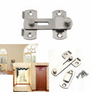 Stainless Steel Home Safety Gate Door Bolt Latch Slide Lock Hardware+Screw  JR