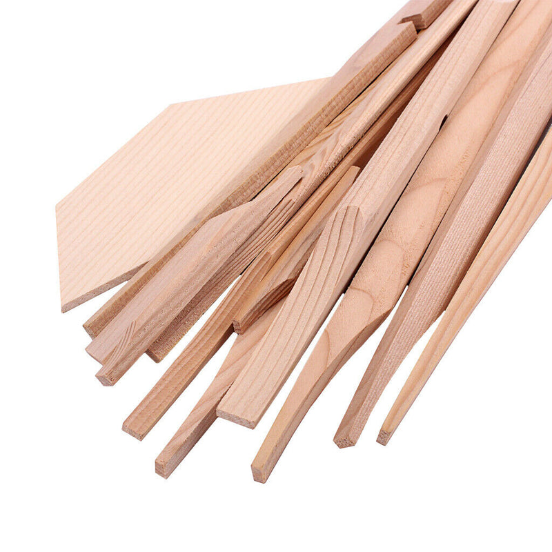 17Pcs Spruce Brace Wood Kit Light Brown Professional 41 Inch Guitar Parts L