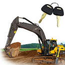 Excavator parts for ZAX excavator key tools JR