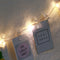 4xLED Light String w/ Clear Photo Clips for Indoor/Outdoor Decoration 100led
