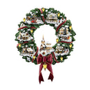 Christmas Tree Glass Showcase Waterproof Wall Crystal Window Stickers (I) A