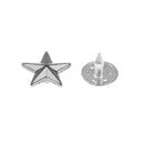 100 Sets Pentagram Spikes Screwback Studs DIY Hand Crafts Cool Rivets Punk