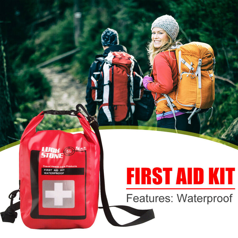 Outdoor First Aid Kit Bag Waterproof Medical Emergency Pouch Adventure Survival