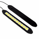 2Pcs 20W Waterproof LED 12V Daytime Running Light DRL COB Strip Lamp Fog Car AU
