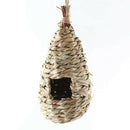 Natural grass of woven hanging Birdhouse nest birds house of straw bird hou A8Z6