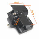 Black Universal Motorcycle Helmet Anti-theft Security Lock for 22mm 7/8''