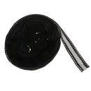 5 Yds 18mm Elastic Spandex Sewing Lace Band DIY Hair Ties Accessories Black