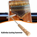 Kalimba Tuning Hammer Wooden Handle Metal Tuning Hammer for Thumb Piano A