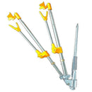 Telescopic Detachable Fishing Rod Holder Support Two Pole Bracket Carp Fish