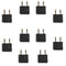 10PieceAirline Airplane Flight 3.5mm Headphones Audio Adapter Golden Plated
