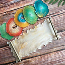 5Pcs Coaster Making Mold Crystal Epoxy Irregular Round Cup Mat Silicone Mould