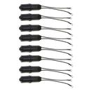 8x Outdoor TV Antenna 300-75 Ohm Matching Trans-former