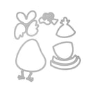 5pcs DIY Cock Metal Cutting Dies Scrapbooking/Photo Album Embossing Stencil