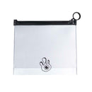 Clear PVC Waterproof Makeup Bag Transparent Travel Cosmetic Wash Pouch (M) A