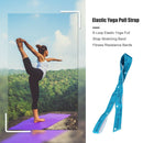 8-Loop Elastic Yoga Pull Strap Stretch Band Fitness Resistance Bands (Blue)