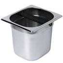 Stainless Steel Espresso Coffee Knock Box With Rubber Container Coffee Grou
