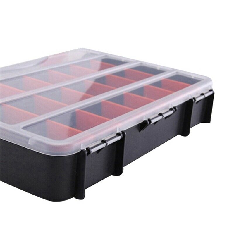 B-380 Portable Parts Box Screw Storage Box Metal Parts Hardware Screwdriver U6G7