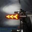 2x Motorcycle LED Turn Signal Lamp Sequential Amber Flowing LED Indicator Lig OZ