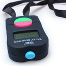 Digital Counter Portable Tally Timer Handheld Manual 4 Digit Counting For G